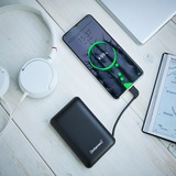 Intenso 7314530 batería externa Polímero de litio 10000 mAh Negro, Banco de potencia negro, 10000 mAh, Polímero de litio, Negro