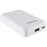 Intenso 7314532 batería externa Polímero de litio 10000 mAh Blanco, Banco de potencia blanco, Blanco, Cámara digital, Mando de videoconsola, MP3/MP4, Teléfono móvil/smartphone, Tableta, LED, Poder, Estado, Polímero de litio, 10000 mAh