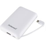 Intenso XC10000 Polímero de litio 10000 mAh Blanco, Banco de potencia blanco, 10000 mAh, Polímero de litio, Blanco