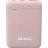 Intenso XS5000 Polímero de litio 5000 mAh Rosa, Banco de potencia rosa, 5000 mAh, Polímero de litio, Rosa