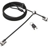 Kensington Cable MicroSaver 2.0 Twin para notebook (2,4mts). Empaque bulk., Seguridad negro, 4mts). Empaque bulk., Kensington, Llave, Acero al carbón, Negro