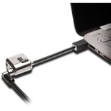 Kensington Cable MiniSaver para Ultrabook (1,8mts), Cerradura insertable 8mts), 1,8 m, Kensington, Llave, Llave plana, Acero al carbón, Negro