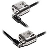 Kensington Cable MiniSaver para Ultrabook (1,8mts), Cerradura insertable 8mts), 1,8 m, Kensington, Llave, Llave plana, Acero al carbón, Negro