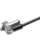 Kensington Cable N17 para notebook Dell (1,8mts), Protección contra robos negro, 8mts), 1,83 m, Kensington, Llave, Acero al carbón, Negro, Plata