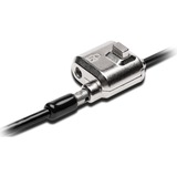 Kensington Candado móvil con llave MiniSaver, Cerradura insertable 1,8 m, Kensington, Llave, Acero al carbón, Negro