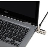 Kensington N17 cable antirrobo Negro 1 m, Cerradura de código negro, 1 m, Cerradura con combinación, Acero al carbón, Negro