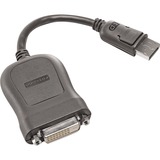 Lenovo 45J7915 adaptador de cable de vídeo 0,2 m DVI-D DisplayPort negro, 0,2 m, DVI-D, DisplayPort, 68 g