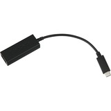 Lenovo 4X90S91831 adaptador y tarjeta de red Ethernet negro, Alámbrico, USB Tipo C, Ethernet, Negro