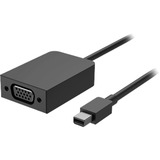 Microsoft Surface USB-C/VGA Adapter VGA (D-Sub) USB Tipo C Negro, Adaptador negro, VGA (D-Sub), USB Tipo C, Macho, Hembra, Negro, 1 pieza(s)