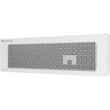 Microsoft Surface teclado Bluetooth Gris plateado/Gris, Completo (100%), Inalámbrico, Bluetooth, Gris