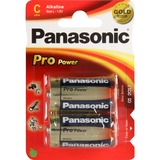 Panasonic 1x2 LR14PPG Alcalino 1.5V batería no-recargable plateado, Alcalino, 1,5 V, 2 pieza(s), Azul, Oro, Rojo, 25,7 mm, 25,7 mm