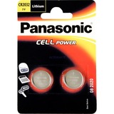 Panasonic CR-2032EP/2B Alcalino 3V batería no-recargable plateado, Alcalino, 3 V, 2 pieza(s), 220 mAh, 2,9 g, coin
