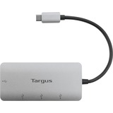 Targus ACH226EU hub de interfaz USB 3.2 Gen 1 (3.1 Gen 1) Type-C 5000 Mbit/s Plata, Hub USB plateado, USB 3.2 Gen 1 (3.1 Gen 1) Type-C, USB 3.2 Gen 1 (3.1 Gen 1) Type-A, 5000 Mbit/s, Plata, USB, 5 V
