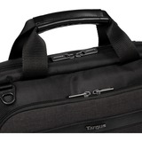 Targus TBT913EU maletines para portátil 35,6 cm (14") Maletín Negro, Gris negro/Gris, Maletín, 35,6 cm (14"), Tirante para hombro, 610 g