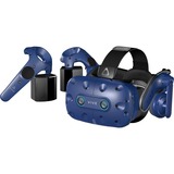 HTC VIVE Pro Eye Pantalla con montura para sujetar en la cabeza Negro, Azul, Gafas de Realidad Virtual (VR) azul/Negro, Pantalla con montura para sujetar en la cabeza, Negro, Azul, AMOLED, 2880 x 1600 Pixeles, 90 Hz, 110°