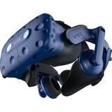 HTC VIVE Pro Eye Pantalla con montura para sujetar en la cabeza Negro, Azul, Gafas de Realidad Virtual (VR) azul/Negro, Pantalla con montura para sujetar en la cabeza, Negro, Azul, AMOLED, 2880 x 1600 Pixeles, 90 Hz, 110°