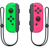 Nintendo Joy-Con Negro, Gris, Rosa Bluetooth Gamepad Analógico/Digital Nintendo Switch, Control por movimiento verde neón/rosa neón, Gamepad, Nintendo Switch, Cruceta, Analógico/Digital, Inalámbrico, Bluetooth