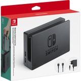Nintendo Switch Dock Set Sistema de carga, Cargador negro, Sistema de carga, Nintendo Switch, Negro, 1,5 m, 3, 1, Corriente alterna, HDMI