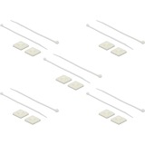 DeLOCK 18678 soporte para brida Blanco Nylon 10 pieza(s), Atacables  blanco, Blanco, Nylon, 10 pieza(s)