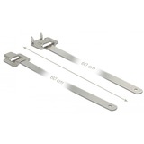 DeLOCK 18765 presilla Brida reutilizable Acero inoxidable 10 pieza(s), Atacables acero fino, Brida reutilizable, Acero inoxidable, Acero inoxidable, 60 cm, 10 mm, 10 pieza(s)