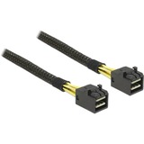 DeLOCK 1m, Mini SAS HD x 4 SFF 8643 Negro, Cable negro, Mini SAS HD x 4 SFF 8643, 1 m, Mini SAS HD x 4 36P SFF 8643, Mini SAS HD x 4 36P SFF 8643, Macho/Macho, Negro