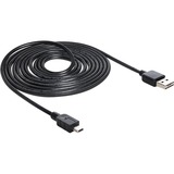 DeLOCK 3m USB 2.0 A - mini USB m/m cable USB USB A Mini-USB B Negro negro, 3 m, USB A, Mini-USB B, USB 2.0, Macho/Macho, Negro