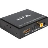 DeLOCK 62692 extensor audio/video Receptor AV Negro, Adaptador negro, 3840 x 2160 Pixeles, Receptor AV, Negro, HDCP