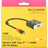 DeLOCK 62999 Adaptador gráfico USB 3840 x 2160 Pixeles Negro negro, 3840 x 2160 Pixeles