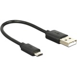 DeLOCK 63276 adaptador de cable de vídeo HDMI tipo A (Estándar) Negro negro, HDMI tipo A (Estándar), HDMI tipo A (Estándar), Macho, Hembra, 3840 x 2160 Pixeles, 3840 x 2160