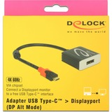 DeLOCK 63312 Adaptador gráfico USB 4096 x 2160 Pixeles Negro negro, 4096 x 2160 Pixeles