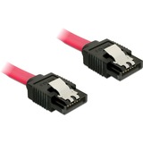 DeLOCK 82674 cable de SATA 0,1 m Rojo rojo, 0,1 m, Macho/Macho, Rojo