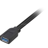 DeLOCK 83176 cable USB 0,3 m USB 3.2 Gen 1 (3.1 Gen 1) USB A 2 x USB A negro/Rojo, 0,3 m, USB A, 2 x USB A, USB 3.2 Gen 1 (3.1 Gen 1), Macho/Hembra, 5000 Mbit/s
