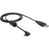 DeLOCK 83250 cable USB 1 m USB 2.0 USB A Micro-USB B Negro negro, 1 m, USB A, Micro-USB B, USB 2.0, Macho/Macho, Negro