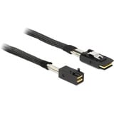 DeLOCK 83389 cable Serial Attached SCSI (SAS) 1 m Negro negro, 1 m, Mini SAS HD x 4 SFF 8643, Mini SAS x 4 36 Pin SFF 8087, Macho/Macho, Negro
