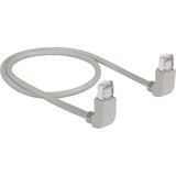 DeLOCK 83513 cable de red Gris 0,5 m Cat6a S/FTP (S-STP) gris, 0,5 m, Cat6a, S/FTP (S-STP), RJ-45, RJ-45