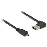 DeLOCK 85165 cable USB 1 m USB 2.0 USB A Micro-USB B Negro negro, 1 m, USB A, Micro-USB B, USB 2.0, Negro