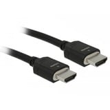 DeLOCK 85294 cable HDMI 2 m HDMI tipo A (Estándar) Negro negro, 2 m, HDMI tipo A (Estándar), HDMI tipo A (Estándar), 3D, 48 Gbit/s, Negro