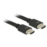 DeLOCK 85296 cable HDMI 5 m HDMI tipo A (Estándar) Negro negro, 5 m, HDMI tipo A (Estándar), HDMI tipo A (Estándar), 3D, 48 Gbit/s, Negro