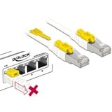 DeLOCK 85332 cable de red Blanco 2 m Cat6a S/FTP (S-STP) blanco, 2 m, Cat6a, S/FTP (S-STP), RJ-45, RJ-45