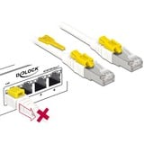 DeLOCK 85335 cable de red Blanco 5 m Cat6a S/FTP (S-STP) blanco, 5 m, Cat6a, S/FTP (S-STP), RJ-45, RJ-45