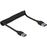 DeLOCK 85348 cable USB 1,2 m USB 3.2 Gen 1 (3.1 Gen 1) USB A Negro negro, 1,2 m, USB A, USB A, USB 3.2 Gen 1 (3.1 Gen 1), 5000 Mbit/s, Negro