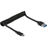 DeLOCK 85349 cable USB 1,2 m USB 3.2 Gen 2 (3.1 Gen 2) USB A USB C Negro negro, 1,2 m, USB A, USB C, USB 3.2 Gen 2 (3.1 Gen 2), 10000 Mbit/s, Negro