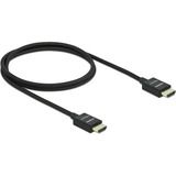 DeLOCK 85384 cable HDMI 1 m HDMI tipo A (Estándar) 3 x HDMI Type A (Standard) Negro negro, 1 m, HDMI tipo A (Estándar), 3 x HDMI Type A (Standard), 3D, 48 Gbit/s, Negro