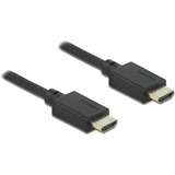 DeLOCK 85389 cable HDMI 2,5 m HDMI tipo A (Estándar) Negro negro, 2,5 m, HDMI tipo A (Estándar), HDMI tipo A (Estándar), 3D, 49 Gbit/s, Negro