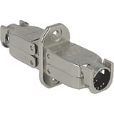 DeLOCK 86466 conector 2 x LSA Acero inoxidable, Embrague plateado, 2 x LSA, Acero inoxidable, Cat6, U/FTP (STP), 23/24, 28 mm