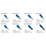 DeLOCK 86513 conector Azul, Rojo, Amarillo Azul, Rojo, Amarillo, 170 pieza(s)