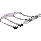 DeLOCK 89083 tarjeta y adaptador de interfaz, Tapa de ranura gris, PCI, 0,27 m, Alámbrico