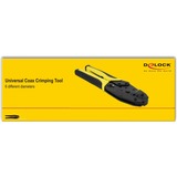 DeLOCK 90295 crimpadora Herramienta para prensar Negro, Amarillo negro/Amarillo, Herramienta para prensar