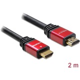 DeLOCK HDMI 1.3b Cable 1.8m male / male cable HDMI 1,8 m HDMI tipo A (Estándar) negro, 1,8 m, HDMI tipo A (Estándar), HDMI tipo A (Estándar), 10,2 Gbit/s