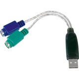Digitus Adaptador USB   -> PS2 negro